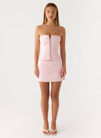All My Ladies Low Rise Mini Skirt - Petal Pink
