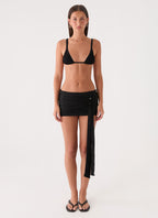 Arinah Swim Mini Skirt - Black