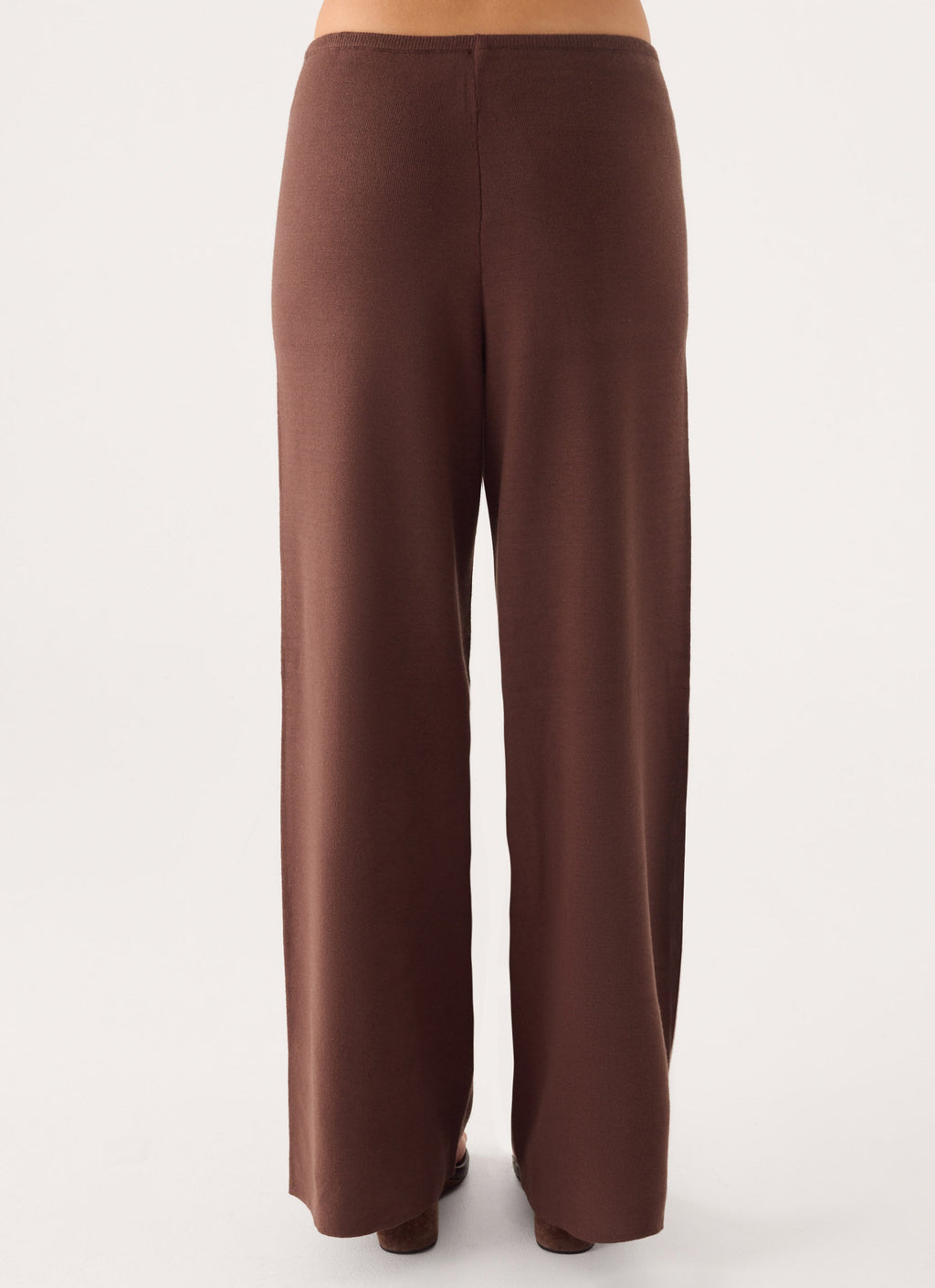 Aviara Knit Low Rise Pant - Chocolate