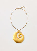 Burnt Gold Necklace - Gold