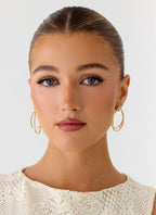 Cloudform Earrings - Gold
