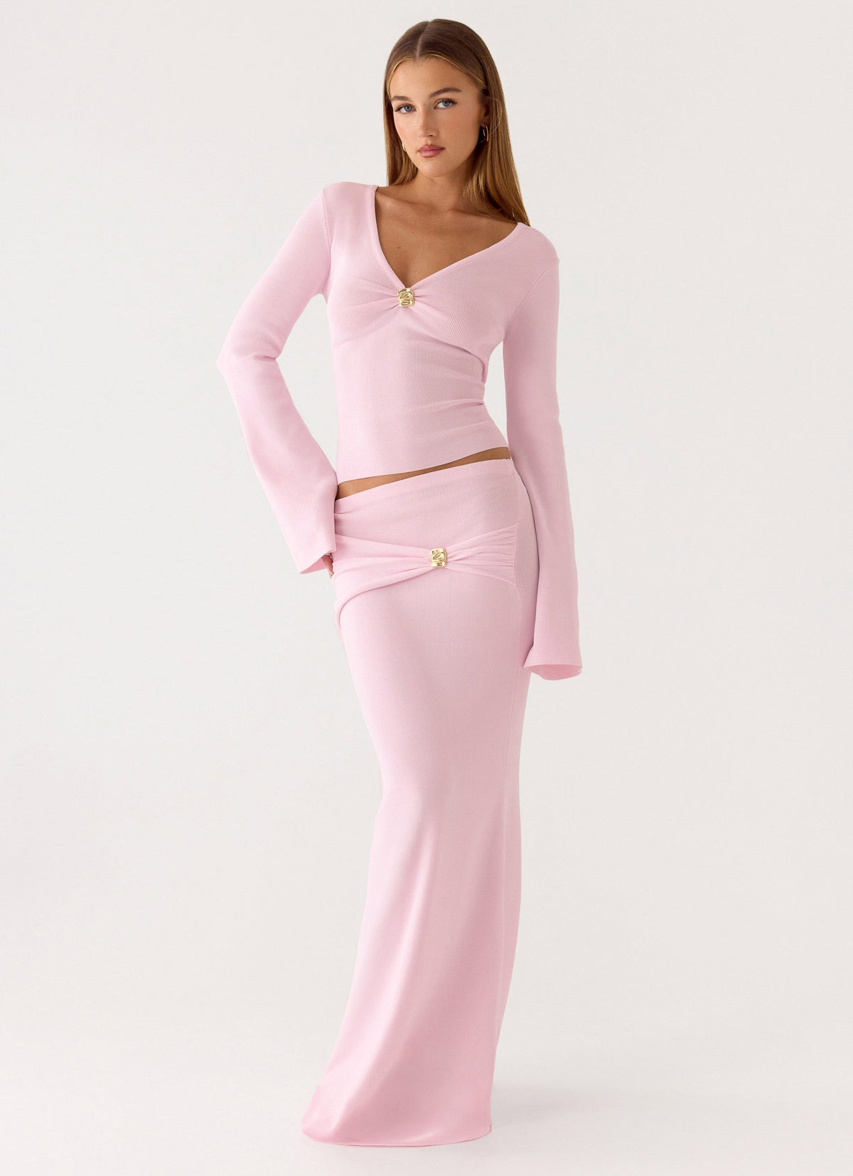 Colipso Long Sleeve Top - Pink