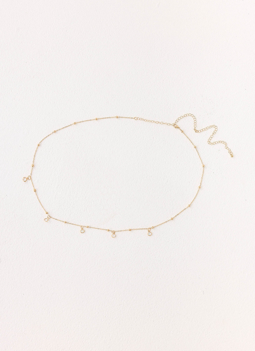 Crystal Haze Belly Chain - Gold