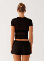Dalton Mesh T-Shirt - Black