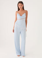 Deacon Low Rise Pants - Blue