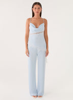 Deacon Low Rise Pants - Blue