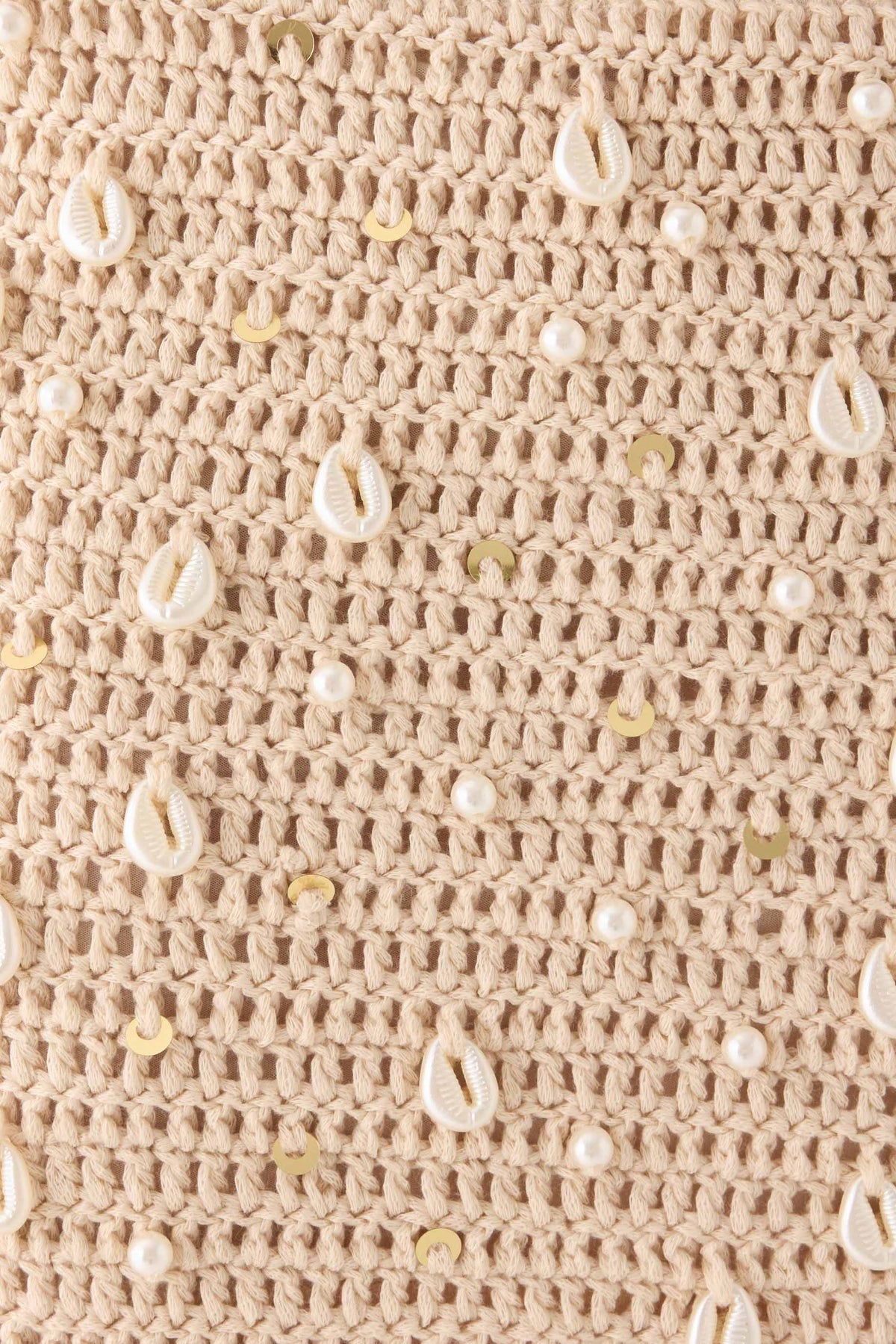 Elaris Crochet Mini Skirt - Ivory