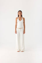 Amrita Halter Top - White