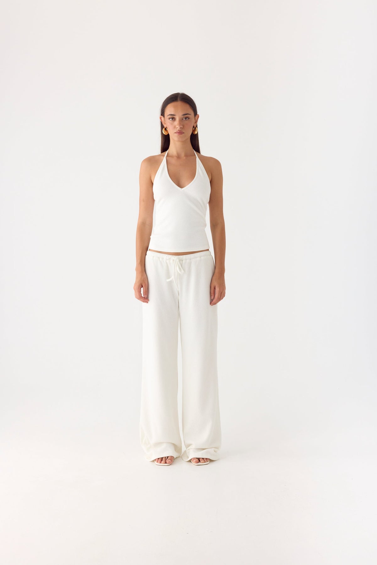 Amrita Halter Top - White