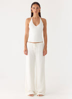 Henry Halter Top - Ivory