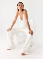 Henry Low Rise Pant - Ivory