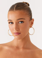 Isabetta Hoop Earrings - Gold
