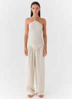Julissa Halter Top - Oat