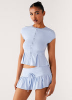 Landon Mini Skort - Blue