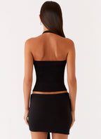 Lucent Mini Skirt - Black