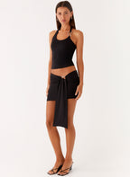 Lucent Mini Skirt - Black