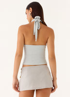 Merinda Mini Skort - Misty Blue