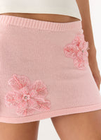 Neverland Mini Skirt - Baby Pink