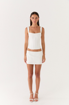 Amarente Mini Skort - White