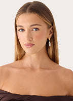 Second Nature Earrings - Gold/Silver Metal