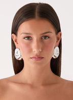 Silver Siren Earrings - Silver