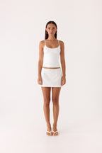 Sofia Mini Skirt - White