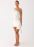 Statement Hour One Shoulder Top - Ivory