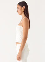 Weiss Bustier Top - White
